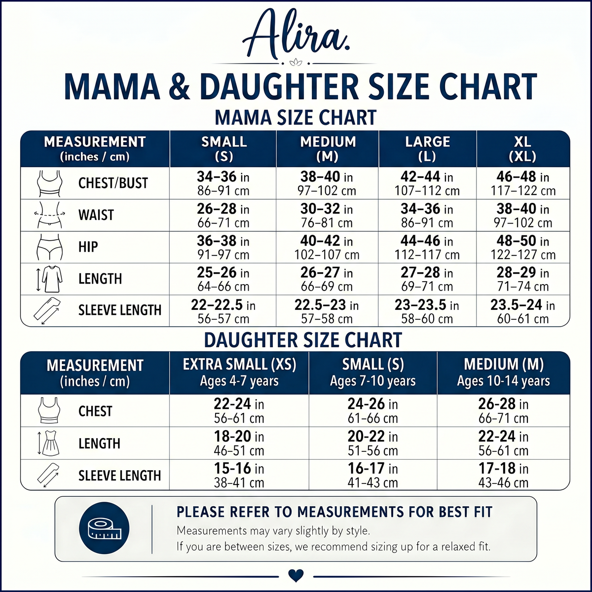 Terracotta Tales – Mother & Daughter Matching Luxury Set